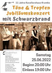 Tickets für 11 JAHRE KAVALIERSHAUS KRUMKE | mit Schwarzbrand am 25.06.2022 - Karten kaufen